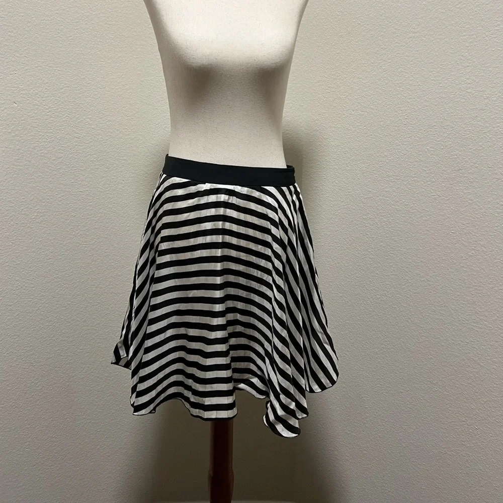 Elegant 100% Silk Fit & Flare Skirt - Picture 4 of 7